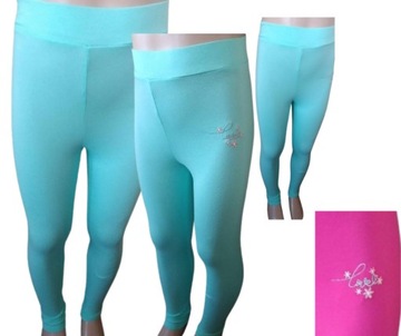 Legginsy getry cienkie DZIEWCZYNKI 116-122