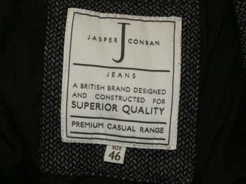 Jasper Cornan tweed 60% wełna ciepła marynarka męska vintage 56 XL