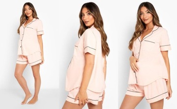 3F1A35 P26 BOOHOO MATERNITY RÓŻOWA KOSZULA OD PIŻAMY L