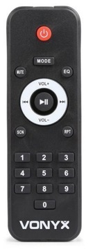 Vonyx 800W 12-дюймовая удаленная аудиосистема с USB BT