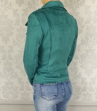 #КУРТКА-РАДИАТОР ЖЕНСКАЯ ЗАМШЕВАЯ - МОЛНИИ - ZARKA