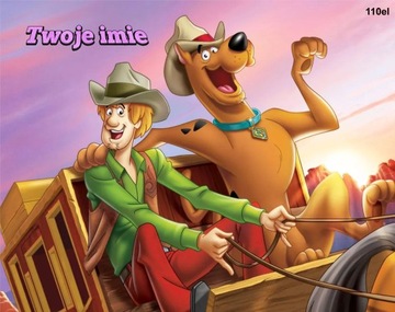 Puzzle z motywem Scooby-Doo 110el + imię GRATIS - Różne Wzory!!