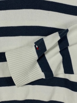 Tommy Hilfiger bluza sweterek guziki unikat logo L