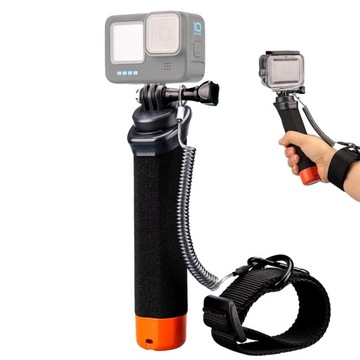 ПЛАВАЮЩАЯ РУЧКА ДЛЯ ЭКШН-КАМЕРЫ С БРАСЛЕТОМ ДЛЯ GO PRO HERO 12 11 5