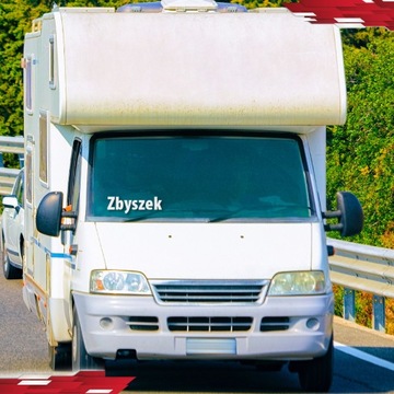 Наклейка с надписью на окно, грузовик, автобус, авто