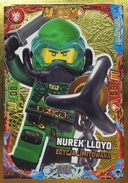 Lego Ninjago KARTA Limitowana S7 LE11 Nurek Lloyd