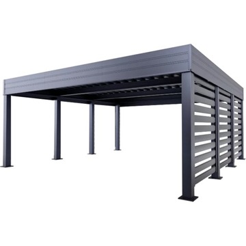 WIATA Garażowa Samochodowa CARPORT Garaż 6x6m