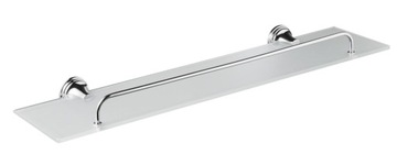 ONE BISK PÓŁKA POD LUSTRO SZKLANA 07033 CHROM
