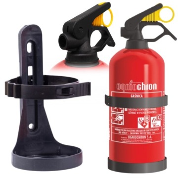 Fire protection fire extinguisher powder 1kg bc + handle, №1