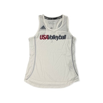 Koszulka biała damska Adidas USA VOLLEYBALL S