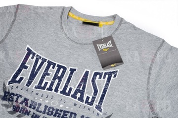 T-Shirt EVERLAST Koszulka Szary Szara S