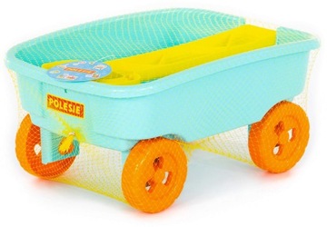 КОЛЯСКА С РУЧКОЙ 36 СМ PUSH BALLRORROW СИНЯЯ