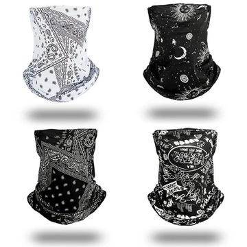 FAITOLAGI принт панк солнцезащитная маска для мужчин женщин летняя маска для лица и шеи УФ