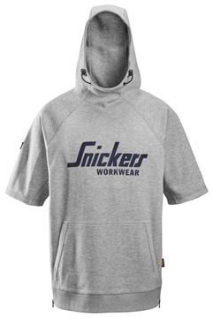 Bluza z logo z kapturem Snickers 2850 r.M grey
