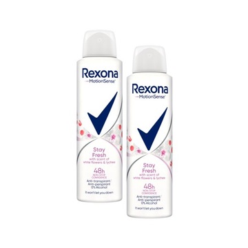 REXONA BIAŁE KWIATY & LICZI AEROZOL 2x150ML