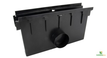 Линейный дренажный колодец 98, чугунная решетка C250