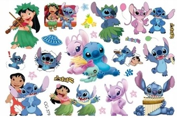 TATUAŻ STITCH & LILO ZMYWALNY TYMCZSOWY BAJKA