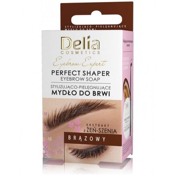DELIA Eyebrow Expert mydło do brwi Brąz 10ml