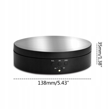 Поворотный стол, электрическая подставка на 360°, зеркало.