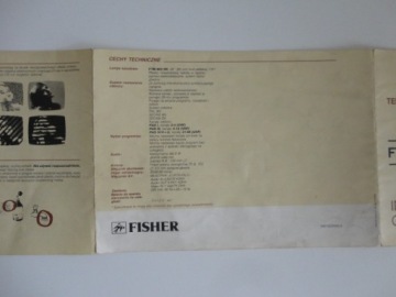 ТЕЛЕВИЗОР FISHER FTM 963DK РУКОВОДСТВО ПОЛЬЗОВАТЕЛЯ