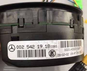 MERCEDES-BENZ C W203 PÁSEK ULOŽENÍ VZDUCHOVÉ