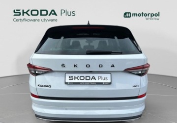 Skoda Kodiaq I SUV Facelifting 2.0 TSI 190KM 2023 Skoda Kodiaq 4x4 Sportline Travel Assist, Hak, ACC, Kamera, GPS, Bezwypad, zdjęcie 12