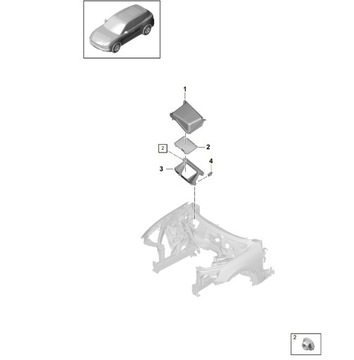 MŘÍŽKA OSOBNÍ STRÁŽCE PORSCHE CAYENNE PAB81940800