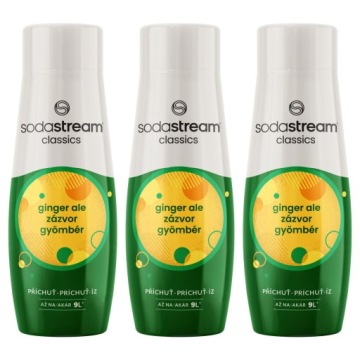 Sodastream Zázvor Ale sada sirupů do saturátoru 3 ks x 440 ml
