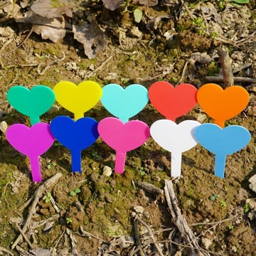 Хороший розовый стиль 100 шт. в форме сердца Sa