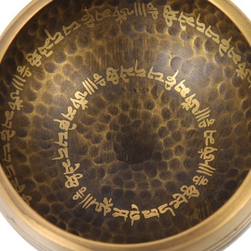 Tybetański Budda Śpiewająca Misa Buddyzm 1 Zestaw