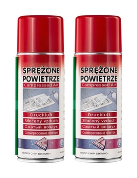 SPRĘŻONE POWIETRZE 2 x 400 ml