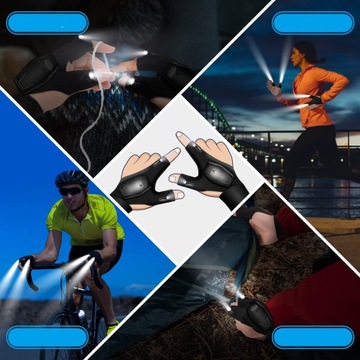 ПАРА ВЫЖИВАНИЯ СВЕТОДИОДНЫЕ ПЕРЧАТКИ С ПОДСВЕТКАМИ