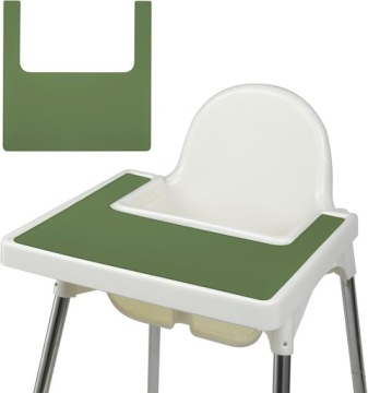 Силіконова підкладка для дітей під стілець IKEA зелена L