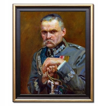 Obraz portret MARSZAŁEK JÓZEF PIŁSUDSKI RAMA