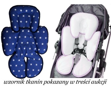 WKŁADKA REDUKCYJNA wypełnia, stabilizuje ciało DO FOTELIKA zagłówek BAWEŁNA
