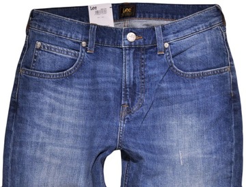 LEE spodnie SLIM tapered blue ARVIN W30 L34