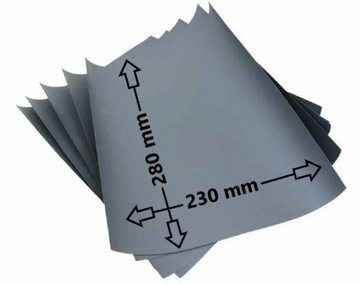 5 шт. влажная наждачная бумага на водной основе P1000