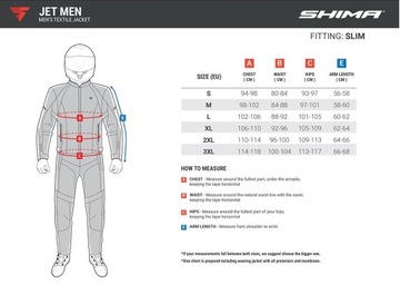 SHIMA JET MEN Мужская летняя мотоциклетная куртка XXXL