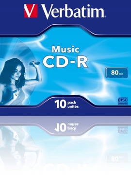 Verbatim CD-R 700 МБ Диски 10 шт. (435)