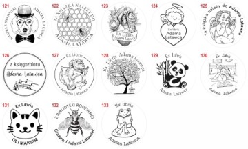 Штамп EX LIBRIS, качество PRO, деревянный штамп