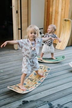 Балансировочная доска Switch для детей 85см, качалка Монтессори, безопасная