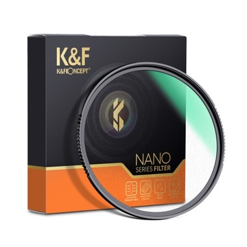 Диффузионный фильтр K&F Black Mist 1/8 NanoX 77 мм