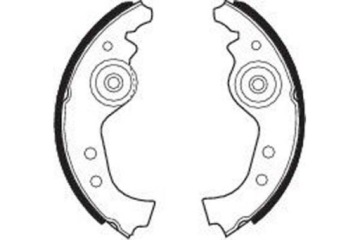 ТОРМОЗНЫЕ КОЛОДКИ (С РОЛИКОМ) ABARTH RITMO FIAT 126