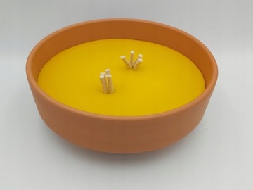 Свеча глиняная открытая, классическая Золушка-ГИГАНТ, 2 шт.