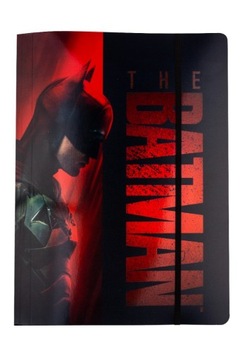 TECZKA A4 Z GUMKĄ BATMAN