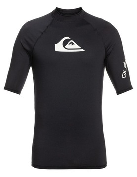 Koszulka Pływacka Quiksilver Wiosna Czarny Rozmiar L