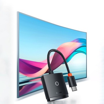 АДАПТЕР BASEUS АДАПТЕР КОНВЕРТЕРА HDMI VGA