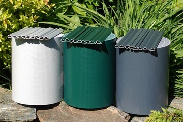 УФ-ЛЕНТА ДЛЯ ЗАБОРА, КРЫШКА ПАНЕЛИ 35м + ЗАЖИМЫ ДЛЯ ПАНЕЛИ 450G