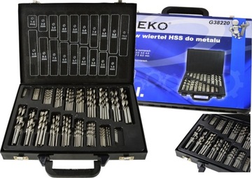 ZESTAW WIERTEŁ WIERTŁA DO METALU HSS 170SZT 1-10MM