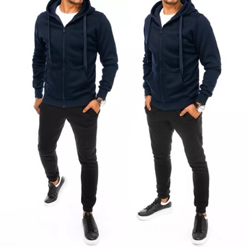 MĘSKI KOMPLET DRESOWY SPODNIE BLUZA roz. XL